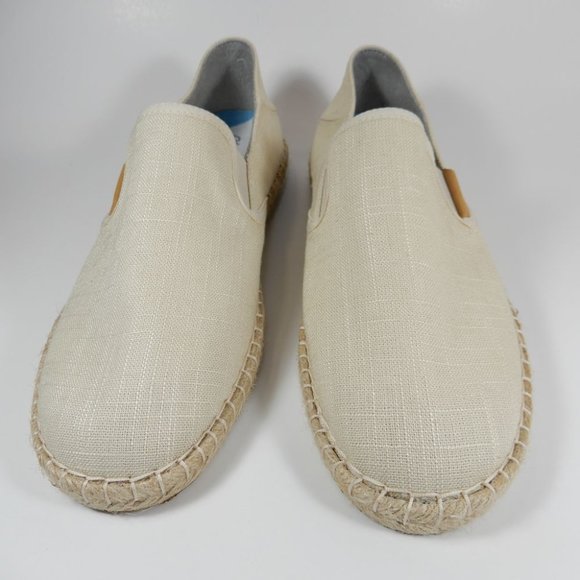 OluKai Kaula Pa'a Kapa Slip-on Espadrille Loafer Size 9.5 Tapa Canvas NEW $100 - Picture 8 of 12